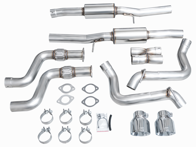 Nissan Z Performance Exhaust - AWE Tuning - Cat Back Track Edition - Chrome Silver - `23-`27
